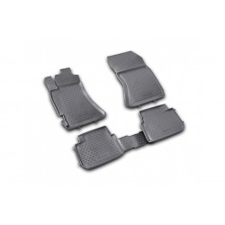 ΠΑΤΑΚΙΑ ΣΕ ΣΚΑΦΗ TPE ΛΑΣΤΙΧΟ ΓΙΑ SUBARU FORESTER 2.5XT 2008-2013  ΣΕ ΜΑΥΡΟ ΧΡΩΜΑ NOVLINE - 4 ΤΕΜ.
