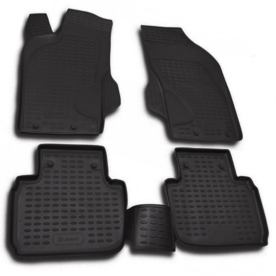 ΠΑΤΑΚΙΑ ΣΕ ΣΚΑΦΗ TPE ΛΑΣΤΙΧΟ ΓΙΑ ALFA ROMEO 147 12/2000-2008  ΣΕ ΜΑΥΡΟ ΧΡΩΜΑ NOVLINE - 4 ΤΕΜ.
