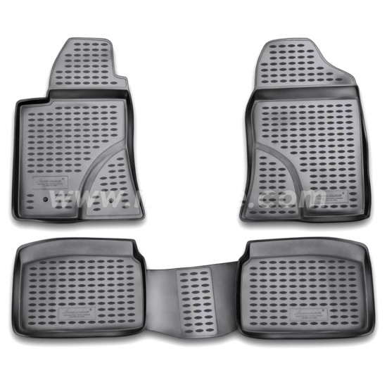 ΠΑΤΑΚΙΑ ΣΕ ΣΚΑΦΗ TPE ΛΑΣΤΙΧΟ ΓΙΑ TOYOTA AVENSIS 04/2003-2009  ΣΕ ΜΑΥΡΟ ΧΡΩΜΑ NOVLINE - 4 ΤΕΜ.