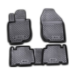 ΠΑΤΑΚΙΑ ΣΕ ΣΚΑΦΗ TPE ΛΑΣΤΙΧΟ ΓΙΑ TOYOTA RAV4 ΜΑΚΡΥ 2006+  ΣΕ ΜΑΥΡΟ ΧΡΩΜΑ NOVLINE - 4 ΤΕΜ.
