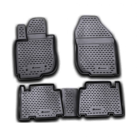 ΠΑΤΑΚΙΑ ΣΕ ΣΚΑΦΗ TPE ΛΑΣΤΙΧΟ ΓΙΑ TOYOTA RAV4 ΜΑΚΡΥ 2006+  ΣΕ ΜΑΥΡΟ ΧΡΩΜΑ NOVLINE - 4 ΤΕΜ.
