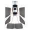 CarShades - ΚΟΥΡΤΙΝΑΚΙΑ  CAR SHADES ΓΙΑ MINI COUNTRYMAN 5D 2016+ - 6 ΤΕΜ. (PVC.MIN-COU-5-B)