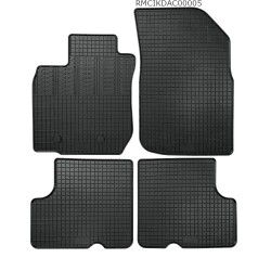 Cik - ΠΑΤΑΚΙΑ ΑΥΤΟΚΙΝΗΤΟΥ ΑΠΟ ΛΑΣΤΙΧΟ ΓΙΑ DACIA DUSTER 4X4 2010-2018 ΣΕ ΜΑΥΡΟ ΧΡΩΜΑ ΜΕ ΚΟΥΜΠΩΜΑΤΑ - 4 ΤΕΜ. (RM.DAC.0005/CK)