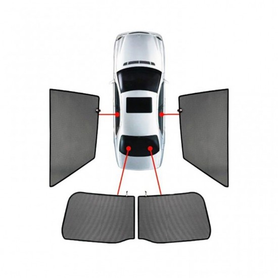 CarShades - ΚΟΥΡΤΙΝΑΚΙΑ  CAR SHADES ΓΙΑ TOYOTA COROLLA 4D 2018> - 4 ΤΕΜ. (PVC.TOY-CORO-4-D)