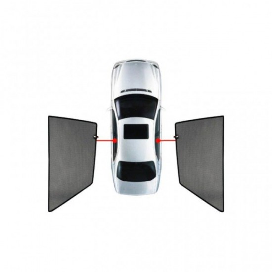 CarShades - ΚΟΥΡΤΙΝΑΚΙΑ  CAR SHADES ΓΙΑ TOYOTA LAND CRUISER LC3 PRADO (J120) 5D 2002-2010 - 2 ΤΕΜ. (PVC.TOY-LNCR-5-A/1&8)
