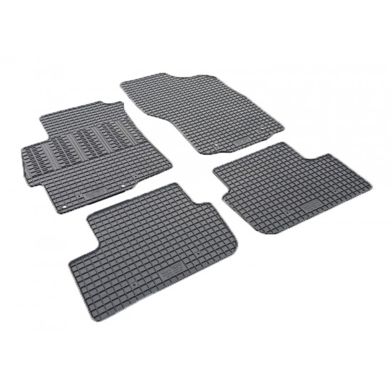 Cik - ΠΑΤΑΚΙΑ ΑΥΤΟΚΙΝΗΤΟΥ ΑΠΟ ΛΑΣΤΙΧΟ ΓΙΑ MITSUBISHI LANCER 2008-2017 ΣΕ ΜΑΥΡΟ ΧΡΩΜΑ ΜΕ ΚΟΥΜΠΩΜΑΤΑ - 4 ΤΕΜ. (RM.MI.0004/CK)