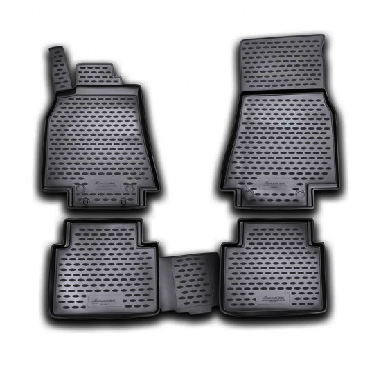 ΠΑΤΑΚΙΑ ΣΕ ΣΚΑΦΗ TPE ΛΑΣΤΙΧΟ ΓΙΑ MERCEDES B-KLAS T245 2005+  ΣΕ ΜΑΥΡΟ ΧΡΩΜΑ NOVLINE - 4 ΤΕΜ.
