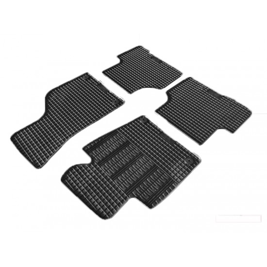 Cik - ΠΑΤΑΚΙΑ ΑΥΤΟΚΙΝΗΤΟΥ ΑΠΟ ΛΑΣΤΙΧΟ ΓΙΑ VW PASSAT B6 2005-2015 / PASSAT B7 2010-2015 ΣΕ ΜΑΥΡΟ ΧΡΩΜΑ ΜΕ ΚΟΥΜΠΩΜΑΤΑ - 4 ΤΕΜ. (RM.VW.0004/CK)