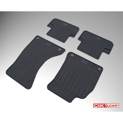 Cik - ΠΑΤΑΚΙΑ ΑΥΤΟΚΙΝΗΤΟΥ ΑΠΟ ΛΑΣΤΙΧΟ ΓΙΑ AUDI A4 2008-2012 / A5 2007-2015 / S5 2007-2015 ΣΕ ΜΑΥΡΟ ΧΡΩΜΑ ΜΕ ΚΟΥΜΠΩΜΑΤΑ - 4 ΤΕΜ. (RM.AU.0003/CK)