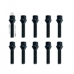 ΜΠΟΥΛΟΝΙΑ ΚΩΝΙΚΑ 12x1,50 45mm (17) ΜΑΥΡΑ SIMONI RACING - 10 TEM.