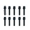 ΜΠΟΥΛΟΝΙΑ ΚΩΝΙΚΑ 12x1,50 45mm (17) ΜΑΥΡΑ SIMONI RACING - 10 TEM.