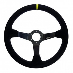 ΤΙΜΟΝΙ CARRERA ΤΡΙΑΚΤΙΝΟ 350 mm/ΠΑΧΟΣ 104 mm/BΑΘΟΣ 90 mm (ΜΑΥΡΟ ΣΟΥΕΝΤ ΜΕ ΚΙΤΡΙΝΗ ΡΙΓΑ)