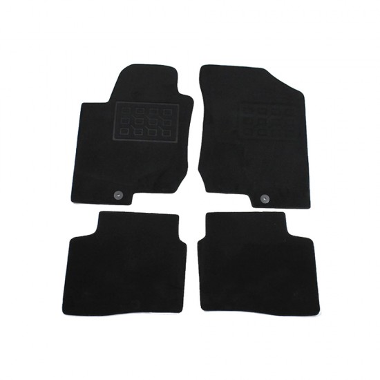 Cik -  ΠΑΤΑΚΙΑ ΜΟΚΕΤΑ ΓΙΑ HYUNDAI I30 09/2007-03/2012 / KIA CEED 09/2007-03/2012 ΣΕ ΜΑΥΡΟ ΧΡΩΜΑ ΜΕ ΚΟΥΜΠΩΜΑΤΑ - 4 ΤΕΜ. (VM.HY.840092/CK)