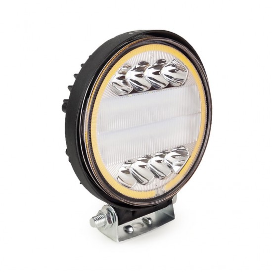 Amio - ΠΡΟΒΟΛΕΑΣ ΕΡΓΑΣΙΑΣ WORKING LAMP 42LED 3030 9-36V 3360lm 6000K Φ 110mm AWL14 – 1 τεμ. (02428/AM)