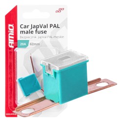Amio - ΑΣΦΑΛΕΙΑ JapVal PAL ΑΡΣΕΝΙΚΗ 62mm 20A ΣΕ ΓΑΛΑΖΙΟ ΧΡΩΜΑ - 1 Τεμ. (03426/AM)