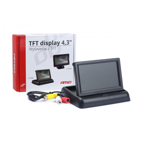 Amio - ΟΘΟΝΗ TFT LCD ΑΝΑΔΙΠΛΟΥΜΕΝΗ ΑΥΤΟΚΙΝΗΤΟΥ 4,3