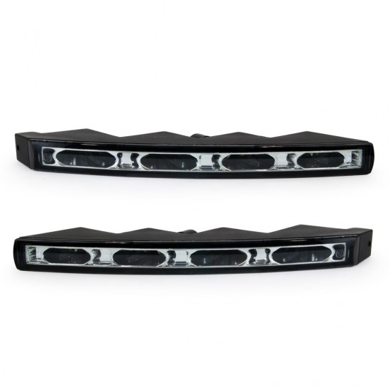 Amio – Φώτα Ημέρας DRL LED 12/24V 1200Lm για Μέγιστη Ορατότητα & Ασφάλεια σε Αυτοκίνητο & Φορτηγό – Σετ 2 Τεμ. (01526/AM)