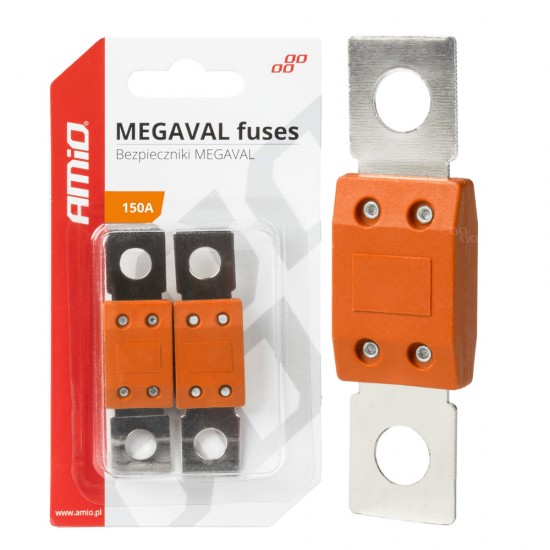Amio - ΑΣΦΑΛΕΙΕΣ MEGAVAL 150A - 2 Τεμ. (03465/AM)