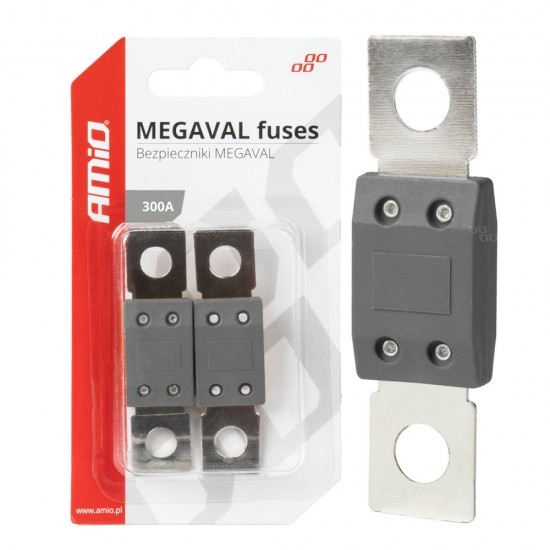 Amio - ΑΣΦΑΛΕΙΕΣ MEGAVAL 300A - 2 Τεμ. (03470/AM)