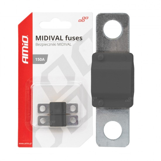 Amio - ΑΣΦΑΛΕΙΕΣ MIDIVAL 150A - 2 Τεμ. (03481/AM)