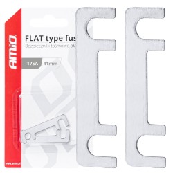 Amio - ΑΣΦΑΛΕΙΕΣ FLAT 41mm 175A - 2 Τεμ. (03496/AM)