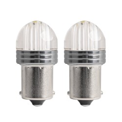 Amio - ΛΑΜΠΑΚΙΑ LED P21W 12V 6.000K 500lm 9SMD x 2835 ΜΟΝΟΠΟΛΙΚΑ - 2ΤΕΜ. (02953/AM)