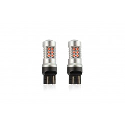Amio - WR21/5W T20 12/24V 6,2W 5.600K LED 24xSMD3030 CAN-BUS ΚΟΚΚΙΝΟ 18x56mm 2ΤΕΜ. (02581/AM)