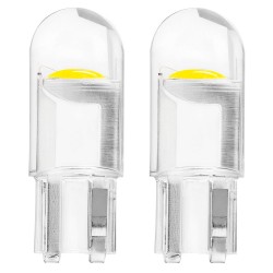Amio - T10 W5W 12V W2,1x9,5d ΛΕΥΚΟ 5.600K 12SMDx2835 ΣΙΛΙΚΟΝΗΣ (ΚΑΡΦΩΤΟ) 2ΤΕΜ. (02645/AM)