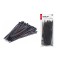 Amio – Δεματικά καλωδίων tie wrap 02153 μαύρα 3,6x150mm, εξασφαλίστε κορυφαία αντοχή και υποδειγματική συγκράτηση για κάθε τύπο βαρείας καλωδίωσης – 100 Τεμ. (02153/AM)