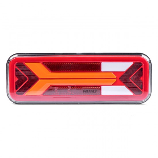 Amio - ΦΑΝΑΡΙ ΤΡΕΙΛΕΡ / ΦΟΡΤΗΓΟΥ ΠΙΣΩ 10-30V DYNAMIC LED 5 ΧΡΗΣΕΩΝ ΑΡΙΣΤΕΡΟ 305x140x35 mm RCL-09-L - 1 ΤΕΜ. (03575/AM)