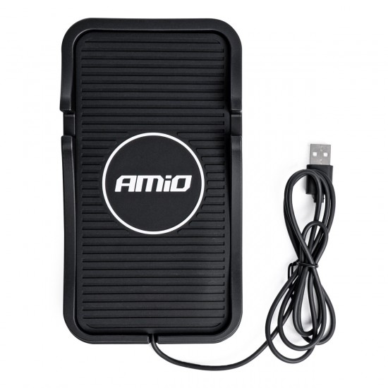 Amio - ΠΑΝΕΛ ΑΣΥΡΜΑΤΗΣ ΦΟΡΤΙΣΗΣ ΚΙΝΗΤΟΥ 3A 15W 186x103mm - 1 TEM. (03145/AM)