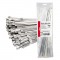 Amio - ΔΕΜΑΤΙΚΑ/ΔΕΤΙΚΑ ΚΑΛΩΔΙΩΝ TIE WRAP (ΤΑΙΡΑΠ) ΜΕΤΑΛΛΙΚΑ 4,6 x 350mm - 100 ΤΕΜ. (04324/AM)
