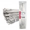 Amio - ΔΕΜΑΤΙΚΑ/ΔΕΤΙΚΑ ΚΑΛΩΔΙΩΝ TIE WRAP (ΤΑΙΡΑΠ) ΜΕΤΑΛΛΙΚΑ 4,6 x 400mm - 100 ΤΕΜ. (04325/AM)