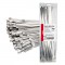 Amio - ΔΕΜΑΤΙΚΑ/ΔΕΤΙΚΑ ΚΑΛΩΔΙΩΝ TIE WRAP (ΤΑΙΡΑΠ) ΜΕΤΑΛΛΙΚΑ 7,9 x 400mm - 100 ΤΕΜ. (04326/AM)