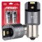 Amio - ΛΑΜΠΕΣ LED CAN-BUS P21W BA15S 12/24V 6.000K 2xSMD ΛΕΥΚΟ PRO SERIES - 2 ΤΕΜ. (03593/AM)