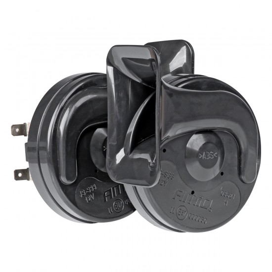 Amio - ΚΟΡΝΑ 12V 110db 2 ΤΟΝΩΝ 410Hz και 510Hz - 2 ΤΕΜ. (03621/AM)