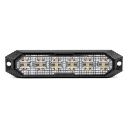 Amio - ΣΤΡΟΜΠΟ 12/24V 6xSMD LED 18W (6x3W) R65 R10 IP68 IP6K9K 122x30mm - 1 ΤΕΜ. (03930/AM)