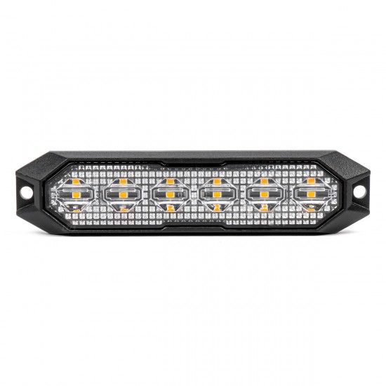 Amio - ΣΤΡΟΜΠΟ 12/24V 6xSMD LED 18W (6x3W) R65 R10 IP68 IP6K9K 122x30mm - 1 ΤΕΜ. (03930/AM)