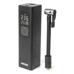 Amio - ΚΟΜΠΡΕΣΕΡ ΑΕΡΑ 12V 10BAR 150PSI 20L/MIN 100W ΜΕ ΨΗΦΙΑΚΗ ΟΘΟΝΗ & ΦΑΚΟ LED 1ΤΕΜ. (04376/AM)