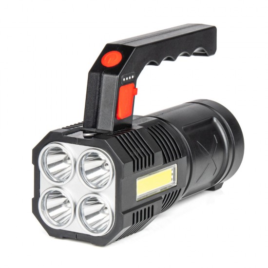 Amio - ΦΑΚΟΣ ΧΕΙΡΟΣ 4LED+1COB 1.200mAh 300lm microUSB ΕΠΑΝΑΦΟΡΤΙΖΟΜΕΝΟΣ - 1 TEM. (03273/AM)