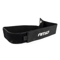 Amio - ΙΜΑΝΤΑΣ VELCRO ΓΙΑ ΣΤΗΡΙΞΗ ΠΡΟΙΟΝΤΩΝ ΣΕ ΠΟΡΤ ΜΠΑΓΚΑΖ 63X5cm ΣΕ ΜΑΥΡΟ ΧΡΩΜΑ - 1 TEM. (03284/AM)
