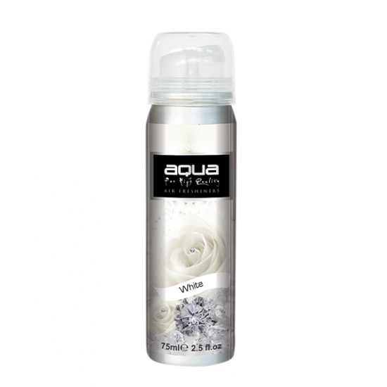 Aqua - ΑΡΩΜΑΤΙΚΟ ΑΥΤΟΚΙΝΗΤΟΥ ΣΕ ΣΠΡΕΙ (SPRAY) ΜΕ ΑΡΩΜΑ WHITE MUSK FLOWERS SERIES 75ml AQUA - 1 TEM. (10-205/AQ)