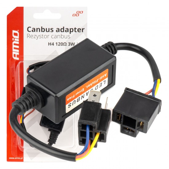 Amio - ΑΝΤΙΣΤΑΣΗ ΓΙΑ ΛΑΜΠΕΣ LED H4 12V 3W 120Ω - 1 τεμ. (04127/AM)