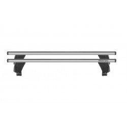 ΜΠΑΡΕΣ ΟΡΟΦΗΣ ΑΛΟΥΜΙΝΙΟΥ DELTA L SILVER 141 cm ROOF RACK ΣΕΤ ΣΕ ΑΣΗΜΙ ΧΡΩΜΑ ΜΕ ΠΡΟΣΤΑΤΕΥΤΙΚΑ ΚΑΠΑΚΙΑ ΑΚΡΩΝ ΓΙΑ ΑΠΛΗ ΟΡΟΦΗ MENABO - 2 ΤΕΜ.