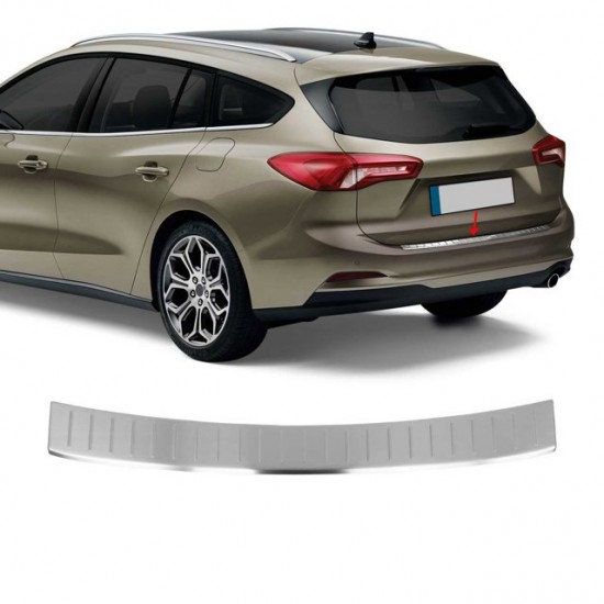 TRIM  ΠΟΡΤ ΜΠΑΓΚΑΖ ΧΡΩΜΙΟ ΜΕΤΑΛΛΙΚΟ S-DIZAYN ΓΙΑ FORD FOCUS SW 2018+ - 1 TEM.