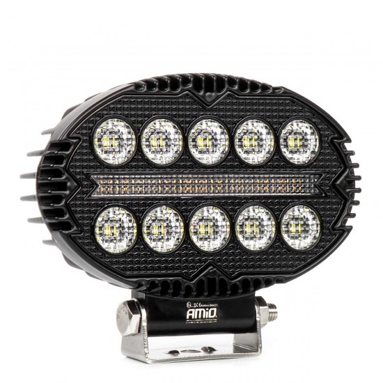 Amio - Προβολέας Εργασίας LED AWL77 45W 3000lm 6500K με Λευκό + Κίτρινο φώς προειδοποίησης  9/36V - 1 τεμ. (04421/AM)