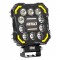 Amio - Προβολέας Εργασίας LED AWL81 SPOT 48W 3000lm 6500K με Κίτρινο φώς προειδοποίησης & φωτιζόμενο Logo - 1 τεμ. (04425/AM)