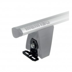 MENABO DLFIX208FP KIT TYPE FP Άκρα (Πόδια) για Μπάρες Οροφής Delta / Omega / χρώματος Black / Silver - 1 Σετ (10660/MB)