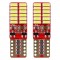 Amio - Λάμπες LED T10 W5W Καρφωτές 12/24V 2.2W 5600K με 24 SMD 4014 CANBUS για Φώτα Θέσης Πινακίδας & Εσωτερικού Φωτισμού με Ισχυρό Λευκό Φως και Χωρίς Σφάλματα - 1 Σετ (01287/AM)