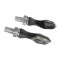 ΦΛΑΣ MOTO NIX 12V LED SMD 42x13mm ΜΑΥΡΟ LAMPA - 2 τεμ.